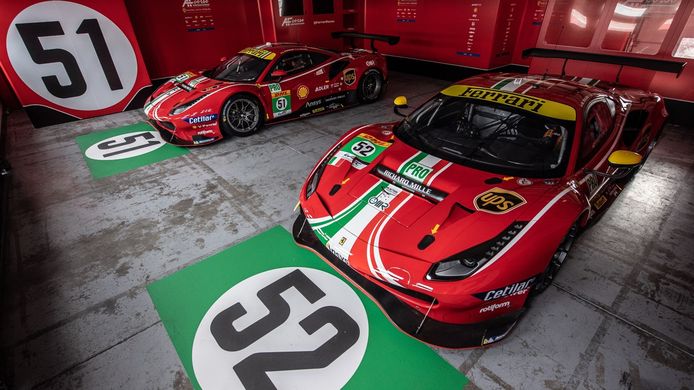 AF Corse desvela la decoración de los Ferrari 488 GTE del WEC