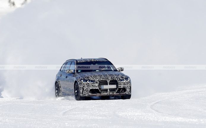El nuevo BMW M3 Touring 2022, cazado en las pruebas de invierno