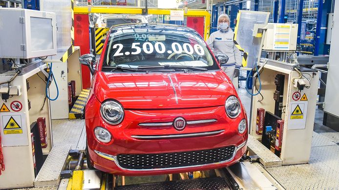 La producción del FIAT 500 en Polonia alcanza los 2.5 millones de unidades