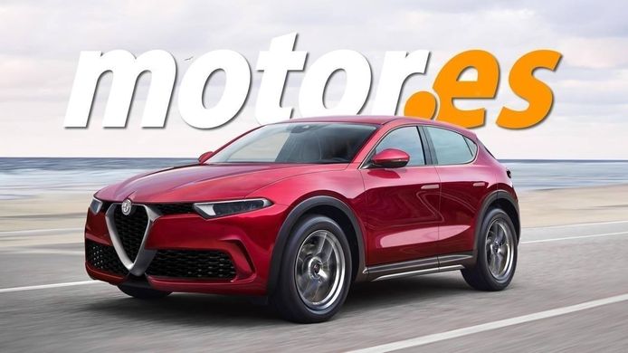 Recreación ilustrativa Alfa Romeo B-SUV 2023