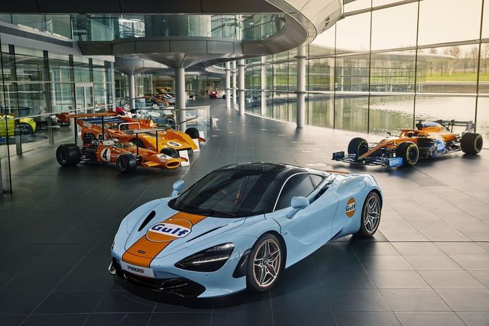 MSO presenta un McLaren 720S con la atractiva decoración de Gulf Racing