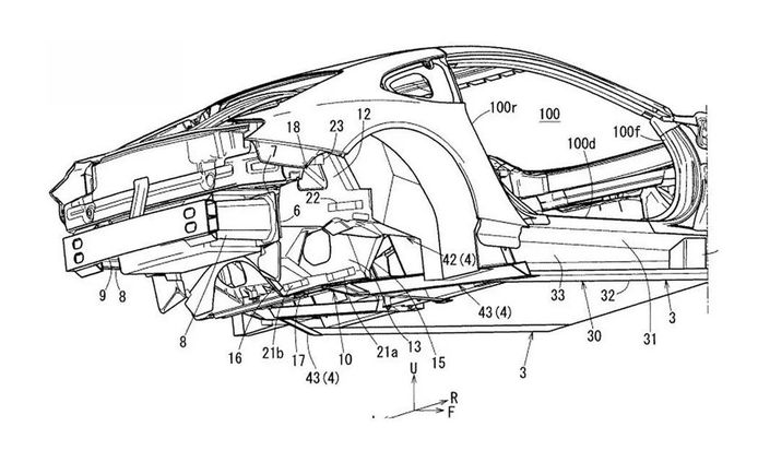 Filtradas las patentes de una nueva estructura trasera sobre el Mazda RX-Vision