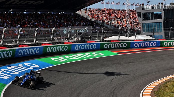Alonso, 6º pero prudente en Zandvoort: «No va a ser un fin de semana fácil»