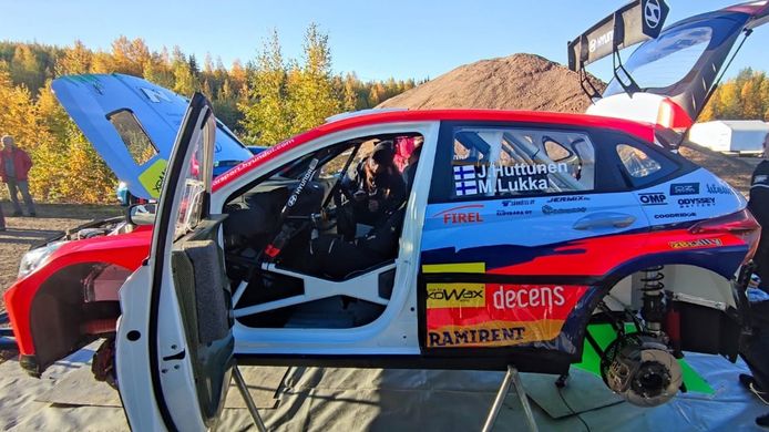 Tregua con enorme talento en la categoría WRC2 del Rally de Finlandia