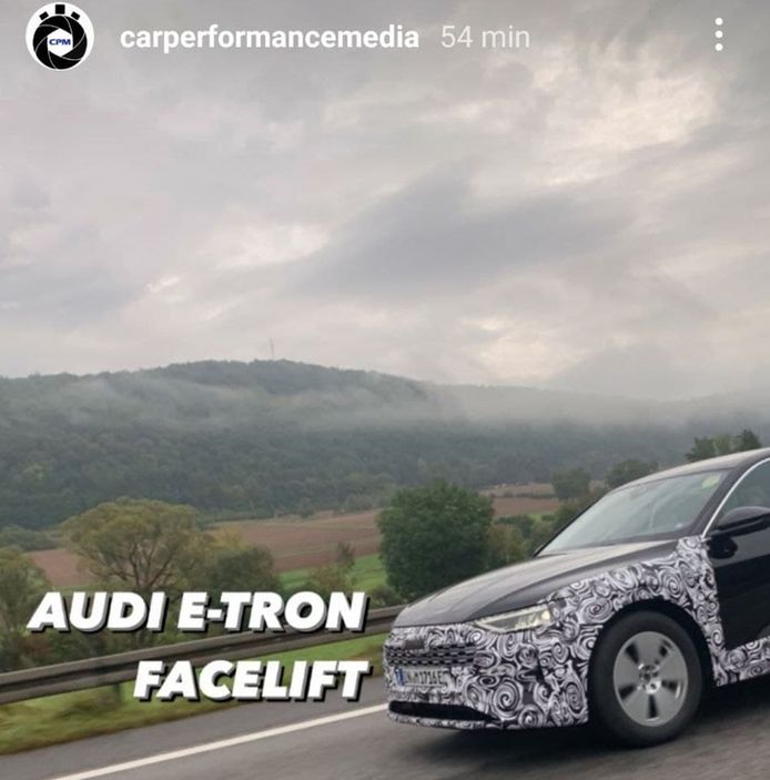En marcha el facelift del Audi e-tron 2023, sus primeras fotos espía