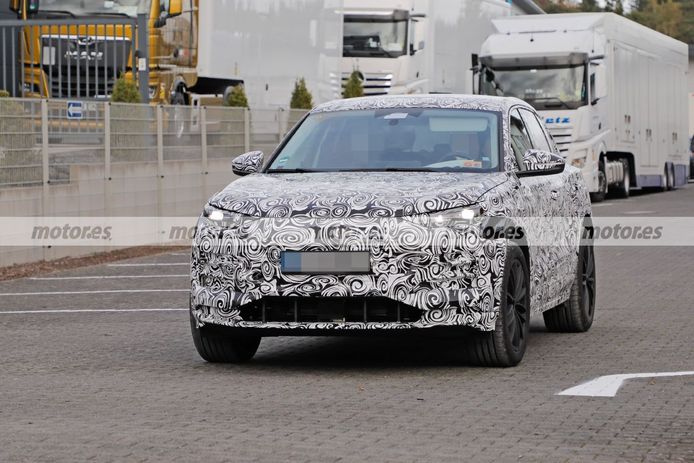El nuevo Audi Q6 e-tron 2023 vuelve a posar en fotos espía revelando detalles