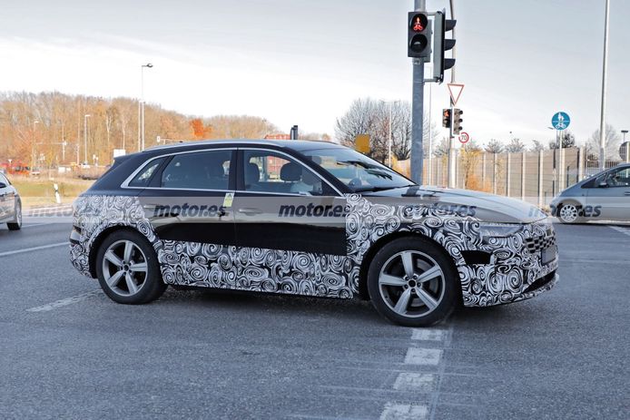 Foto espía Audi e-tron Facelift 2022
