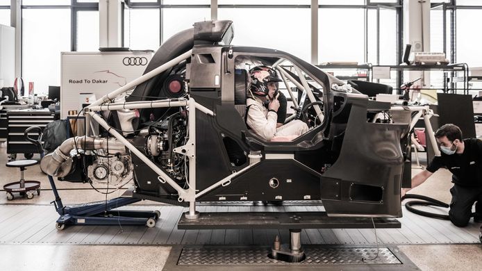El Audi RS Q e-tron también quiere revolucionar la seguridad del Dakar