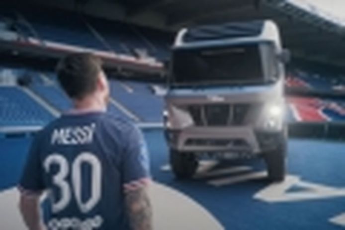Leo Messi 'elige' el camión de H2 Racing Truck para el Dakar 2022