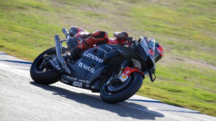 Pecco Bagnaia cierra el test de MotoGP en Jerez con el mejor tiempo