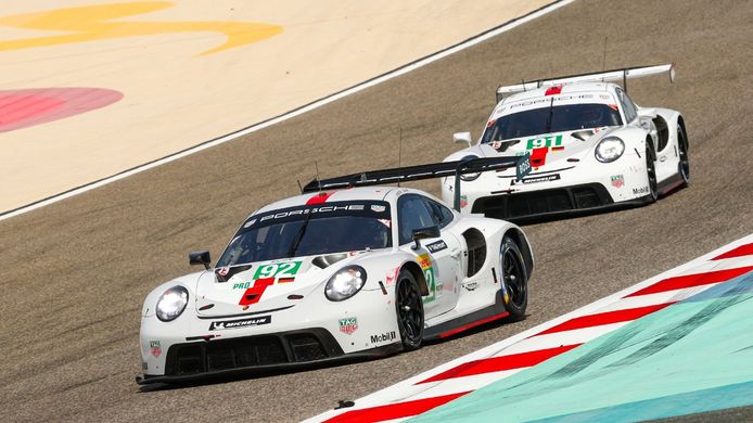 Porsche opta por tener tres pilotos por GTE en las 8 Horas de Bahrein
