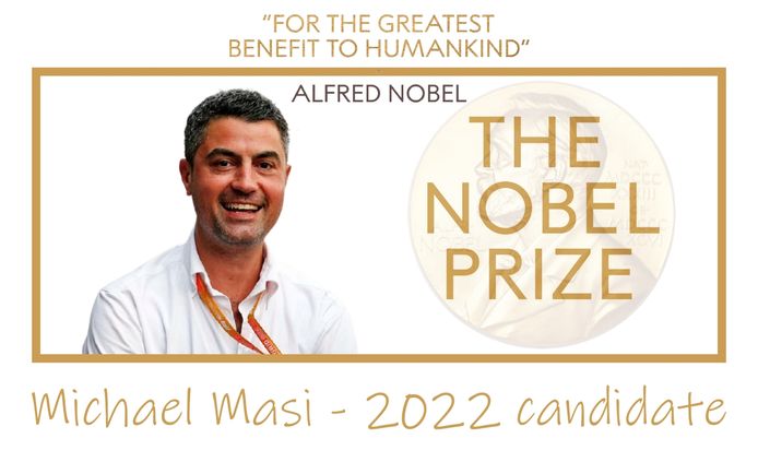 Michael Masi, nominado al Premio Nobel de la Concordia