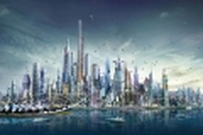 This is Neom, the city of the future in which flying taxis are the least striking
