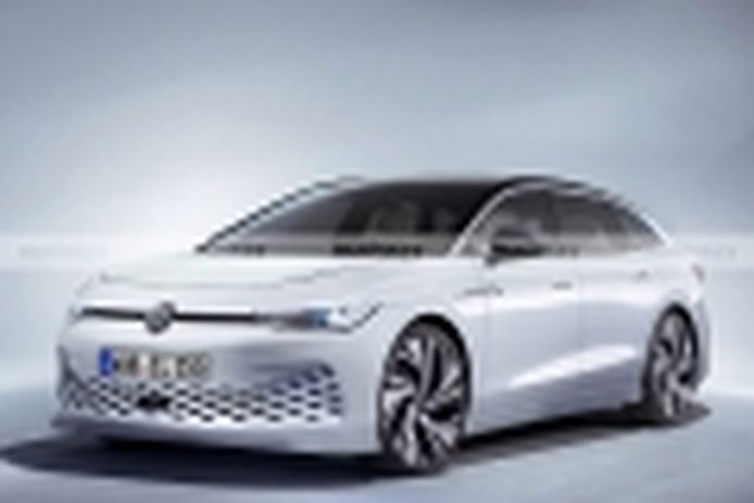 Advance of the future Volkswagen Aero B 2023, a sports electric saloon