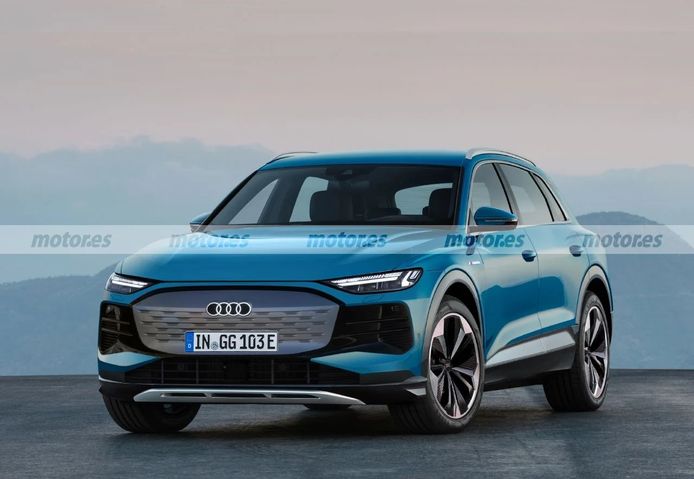 Más secretos del futuro Audi Q6 e-tron al descubierto, el SUV eléctrico llega en 2023