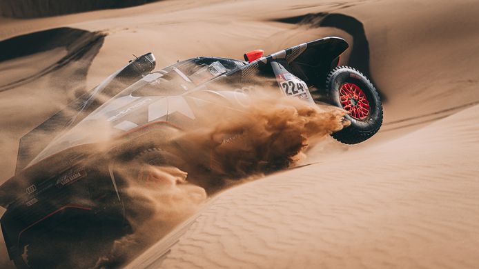 Jornada histórica de Audi en la octava etapa del Rally Dakar