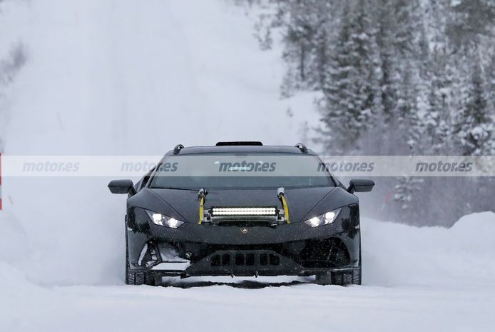 El nuevo Lamborghini Huracán Sterrato demuestra su valía en la nieve de Suecia