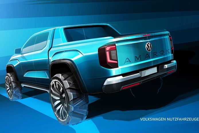 Dos nuevos adelantos revelan totalmente al Volkswagen Amarok 2023