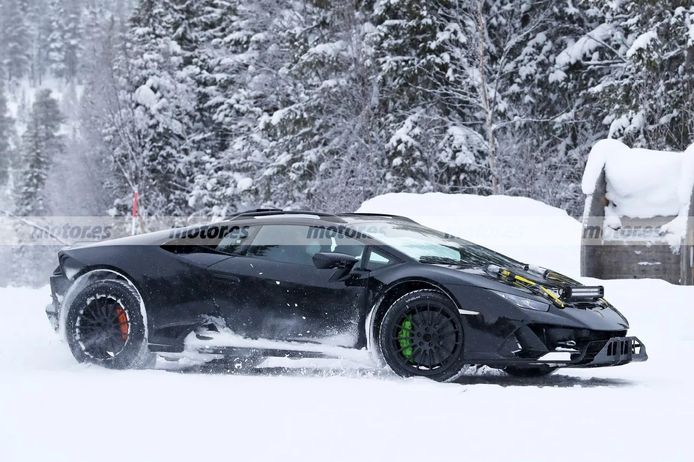 El Lamborghini Huracán Sterrato 2023 queda al descubierto en una filtración