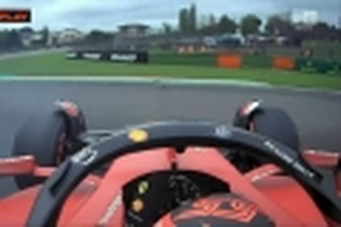 Nuevo accidente de Sainz: el Ferrari acaba contra las barreras en Imola