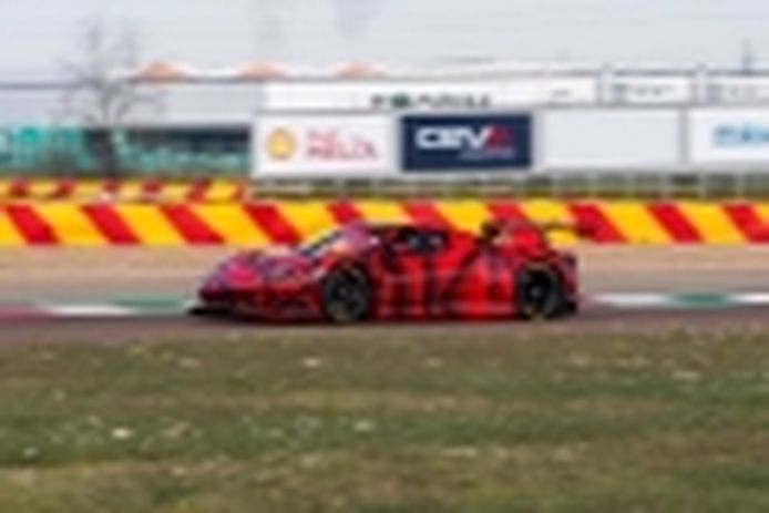 Video of the tests of the Ferrari 296 GT3 at the Fiorano circuit