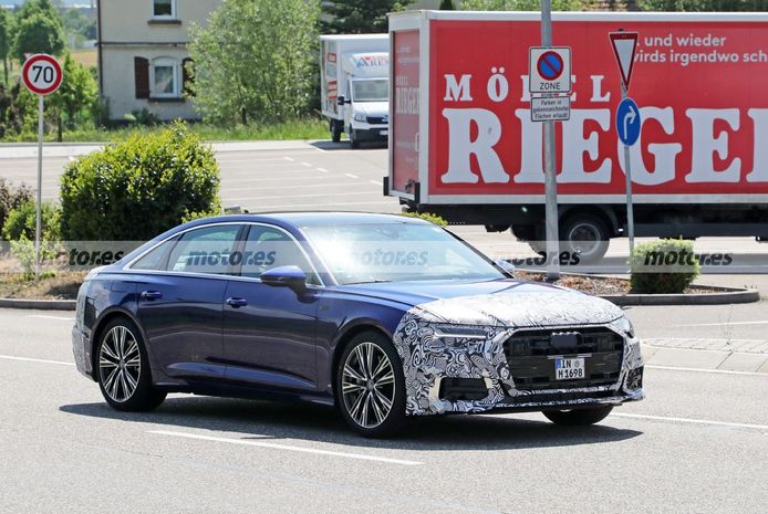 El Audi A6 Facelift es sorprendido en fotos espía cerca de Bosch