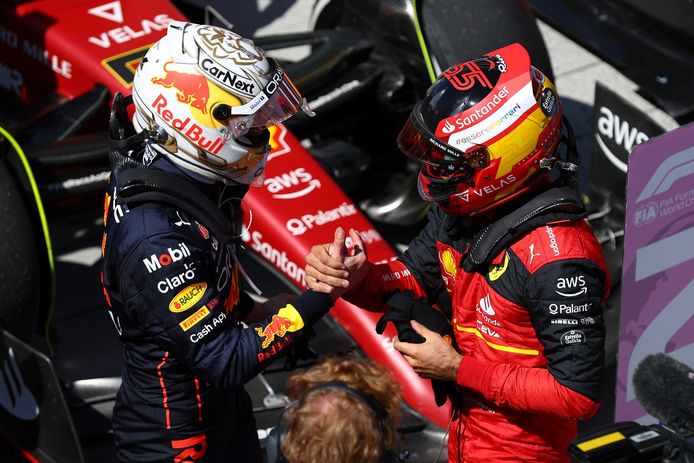 Sainz, a las puertas de la victoria tras su duelo con Verstappen: «Lo he intentado todo»
