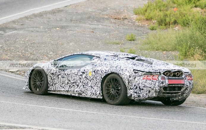 Fotos espía Lamborghini Aventador 2023