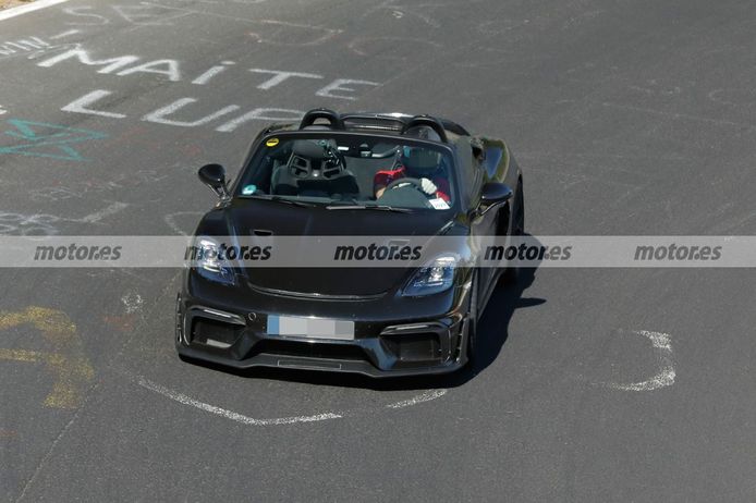 Fotos espía Porsche 718 Boxster Spyder RS Weissach 2023