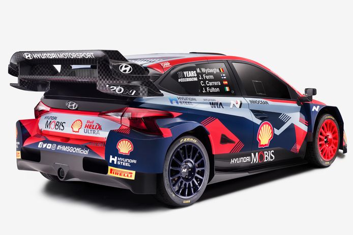 Hyundai presenta su renovado proyecto para el WRC 2023 con un i20 N Rally1 muy reconocible