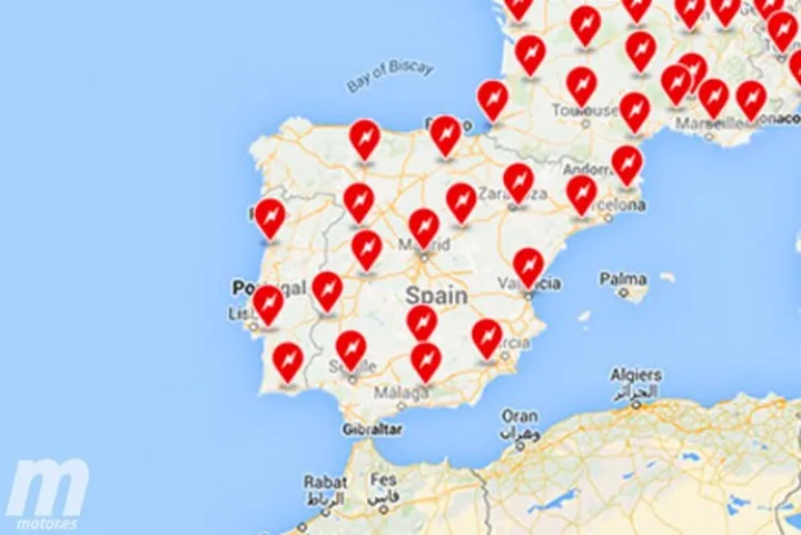 Latón Penetrar por inadvertencia Así será el mapa de supercargadores de Tesla en España para finales de 2016