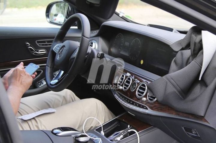 El Interior Del Mercedes Clase S 17 Se Deja Ver En Estas Fotos Espia