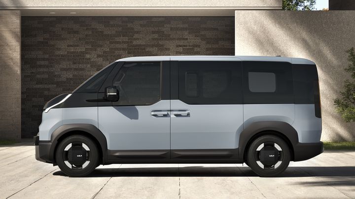 Diseño exterior de la KIA PV5 Passenger 2025