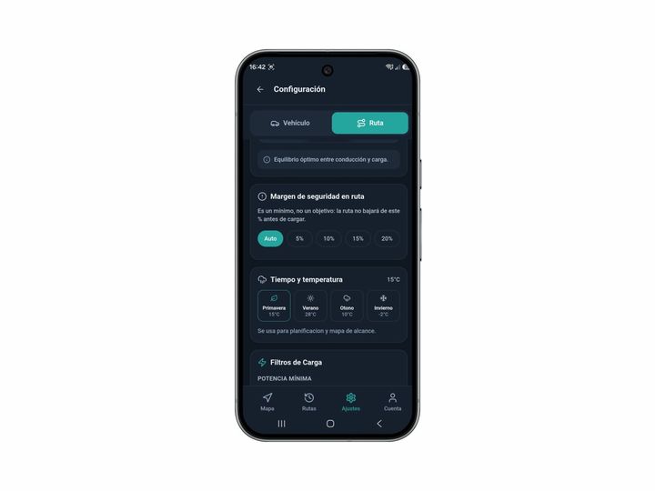 Parámetros que se pueden configurar