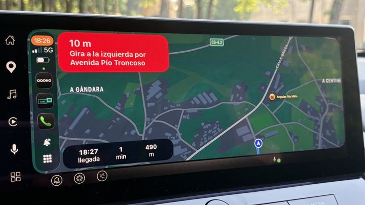 Indicaciones del navegador de la app Ooono