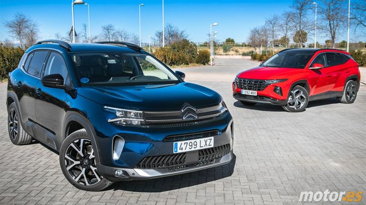 Citroën C5 Aircross y Hyundai Tucson
