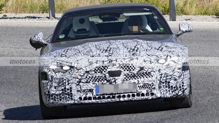 Fotos espía Mercedes-AMG SL Facelift 2027