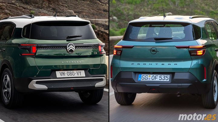 Citroën C3 Aircross y Opel Frontera - zaga