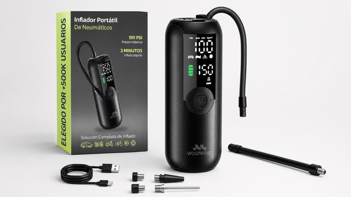Woowind Compresor Aire Portatil