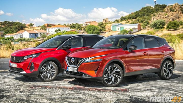 Peugeot 3008 y Nissan Qashqai