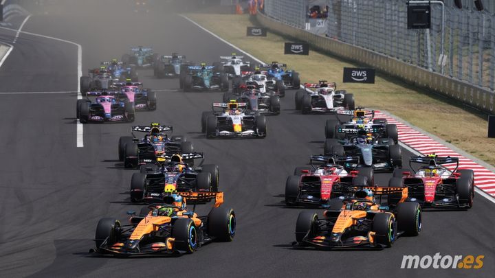 Salida GP Hungría