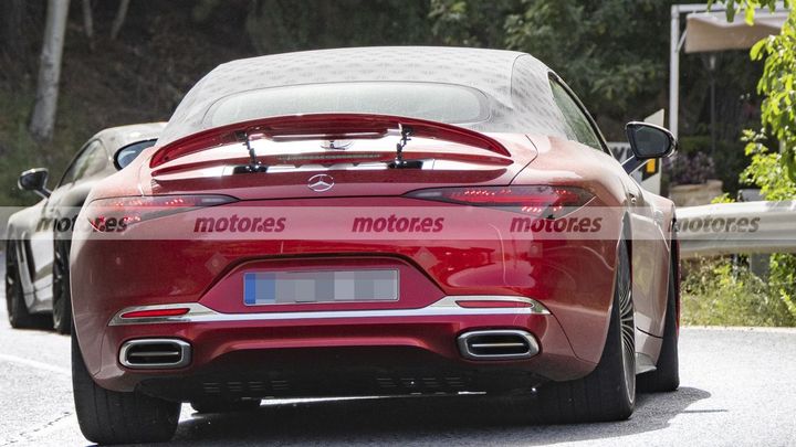 Fotos espía Mercedes-Maybach SL 680 Facelift 2028
