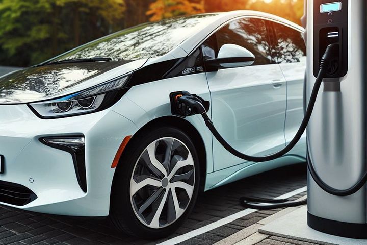 Cargando un eléctrico