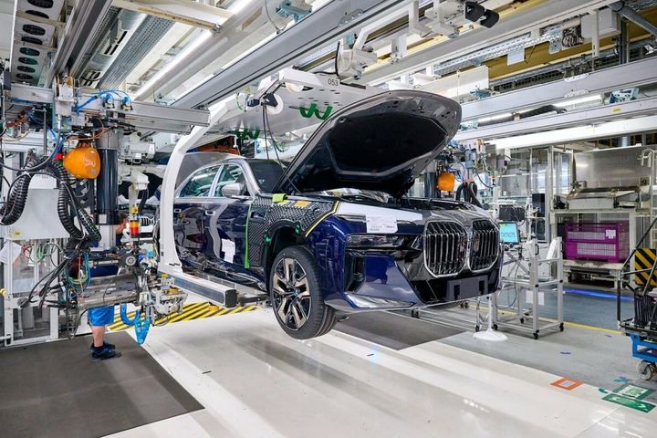 Una fábrica de BMW
