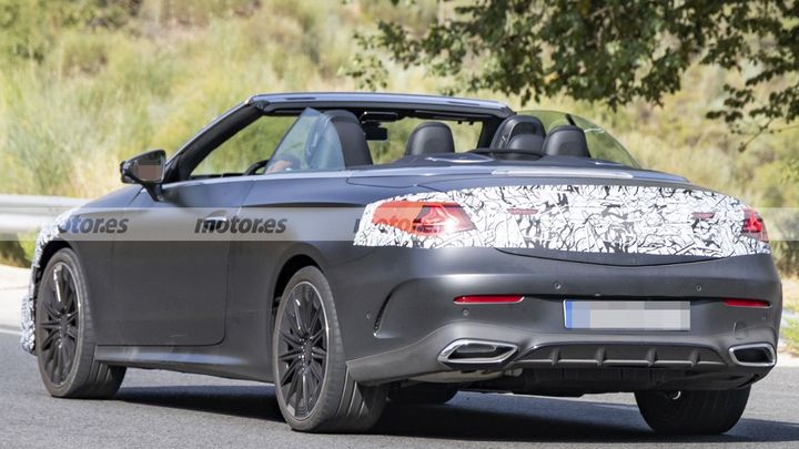 Fotos espía Mercedes CLE Cabrio Facelift 2028