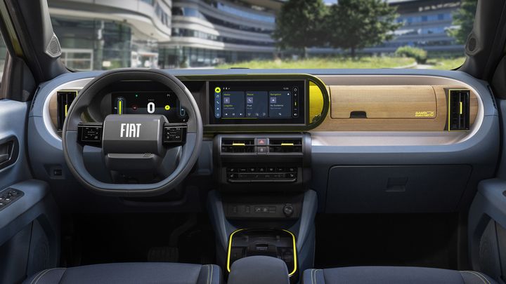 Interior del FIAT Grande Panda