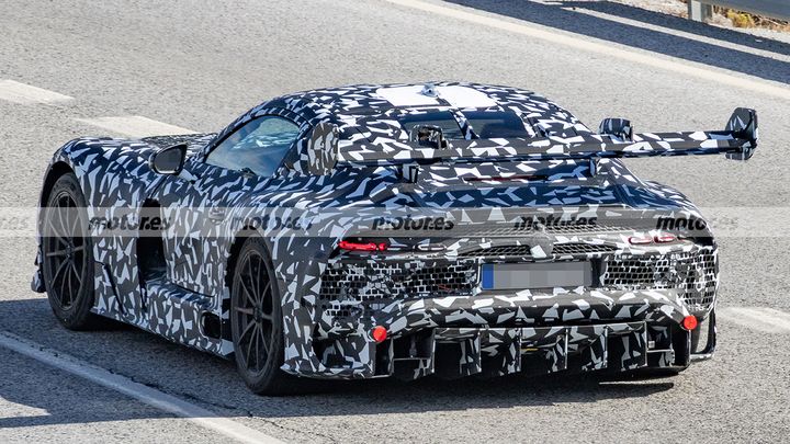 Mercedes-AMG GT Black Series 2027 - foto espía posterior
