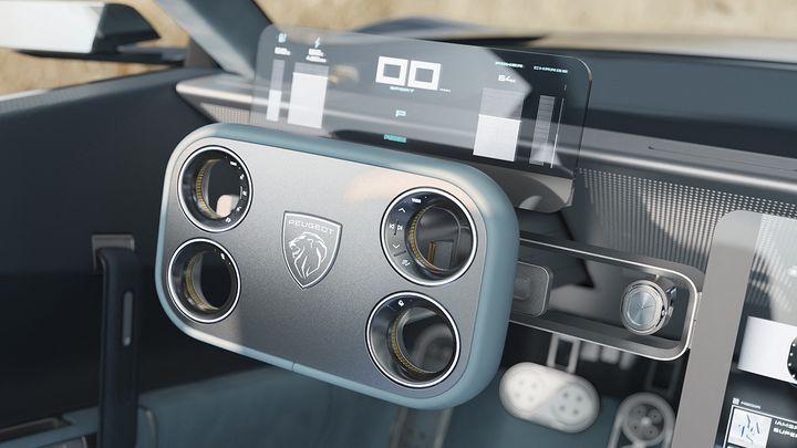 Peugeot RCZ Vision Concept - volante