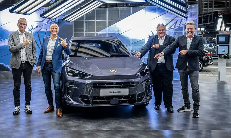 El Nuevo CUPRA Terramar Se Presenta En La Planta De Audi En Hungría