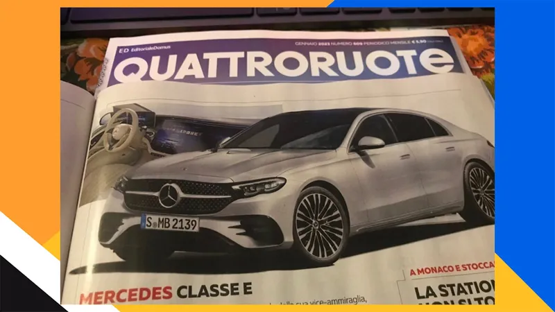 Así es el nuevo Mercedes Clase E, la filtración definitiva que revela la  cara del nuevo modelo